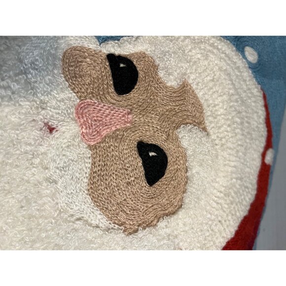 pier 1 import Santa Claus Needlepoint Decorative Throw Pillow Christmas decor - Picture 5 of 7